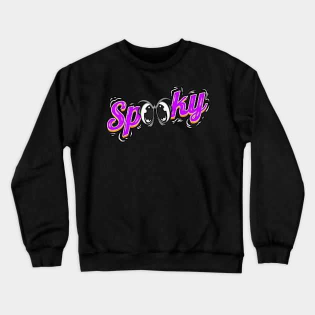 Spooky says this Motif for Halloween Crewneck Sweatshirt by SinBle